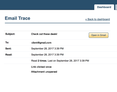Email Tracker by cloudHQ